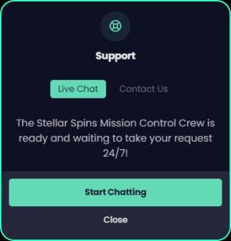 Stellar Spins Casino Support